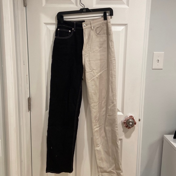 90’s Straight Baggy High Twill Pants h&m - Picture 2 of 4